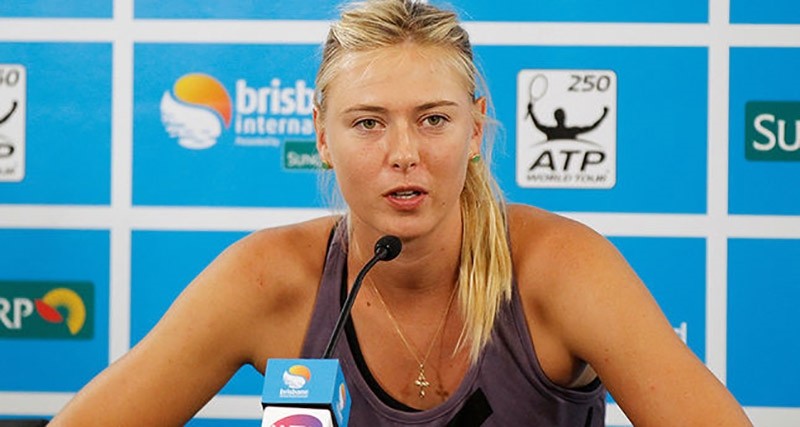 Maria Sharapova of Russia speaks during a news conference at the Brisbane International tennis tournament in Brisbane, Australia January 1, 2013. (Reuters Photo)