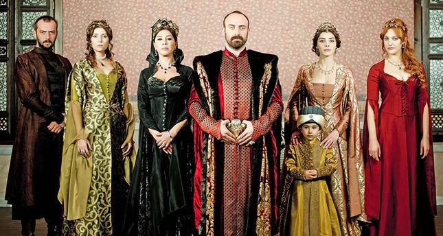 Photoshows the cast of Turkish TV series Muhteu015fem Yu00fczyu0131l (The Magnificient Century) (FILE Photo)