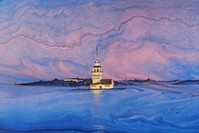 Marbling work (Ebru)