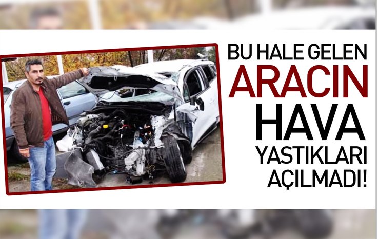 BU HALE GELEN ARACIN HAVA YASTIKLARI AÇILMADI !