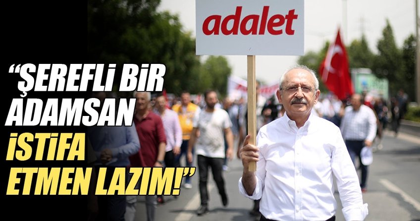 Kılıçdaroğlu'na son çağrı: Şerefli bir adamsan istifa etmen lazım
