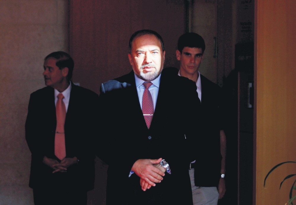 Defense Minister of Israel, Avigdor Lieberman.