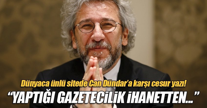 Gazeteci Emir Ekşioğlu'ndan Can Dündar'a karşı cesur yazı!