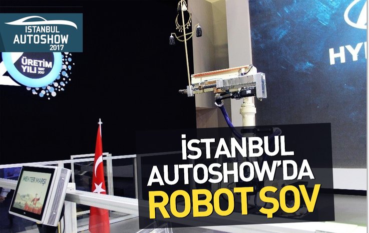 İSTANBUL AUTOSHOW'DA ROBOT ŞOV