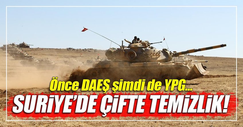 Suriye’de çifte temizlik... Mehmetçik YPG’yi vurdu