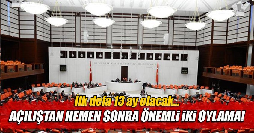 TBMM'de iki önemli tezkere görüşülüyor