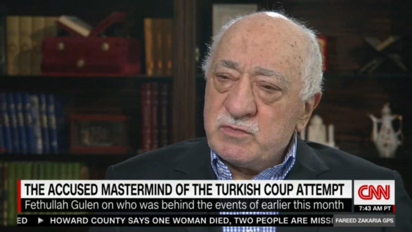 Fetullah Gu00fclen during the program