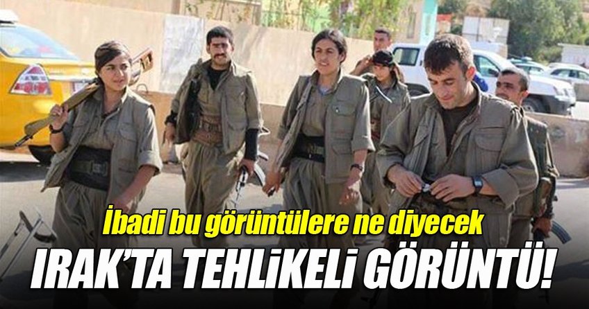 PKK'lı teröristler Kerkük'te!