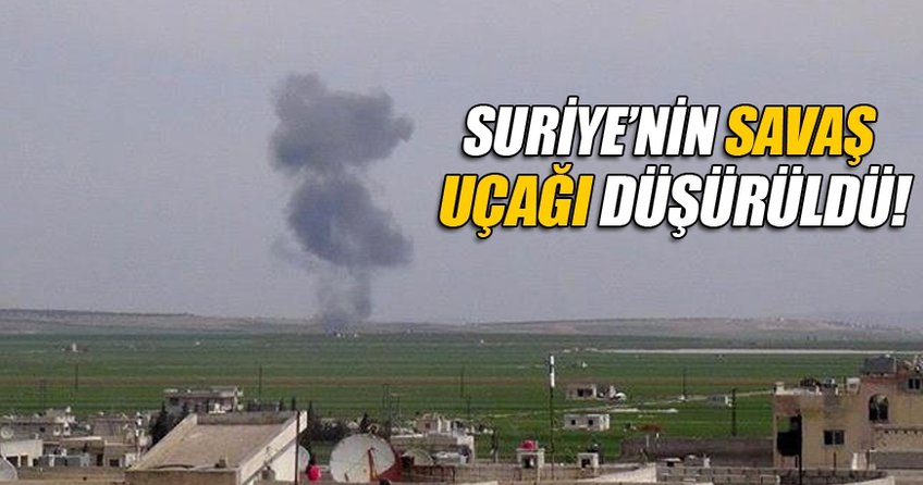 Suriye'de rejime ait savaş uçağı düşürüldü