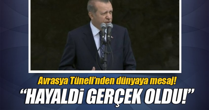 Avrasya Tüneli'nde test sürüşü yapıldı