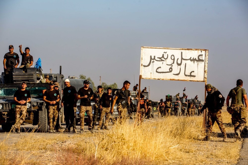 Shiite militias within the Iraqi army seen during the Mosul offensive. (Photos by Uu011fur Yu0131ldu0131ru0131m)