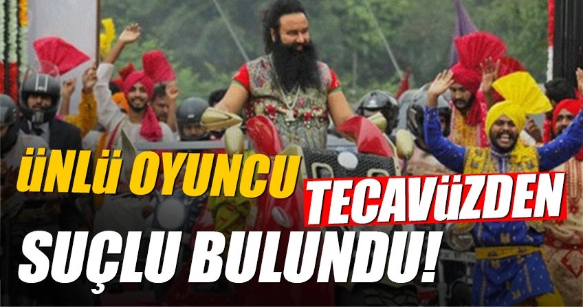 Ünlü oyuncu tecavüzden suçlu bulundu!
