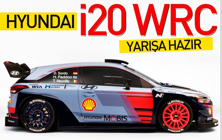 HYUNDAİ İ20 WRC YARIŞA HAZIR