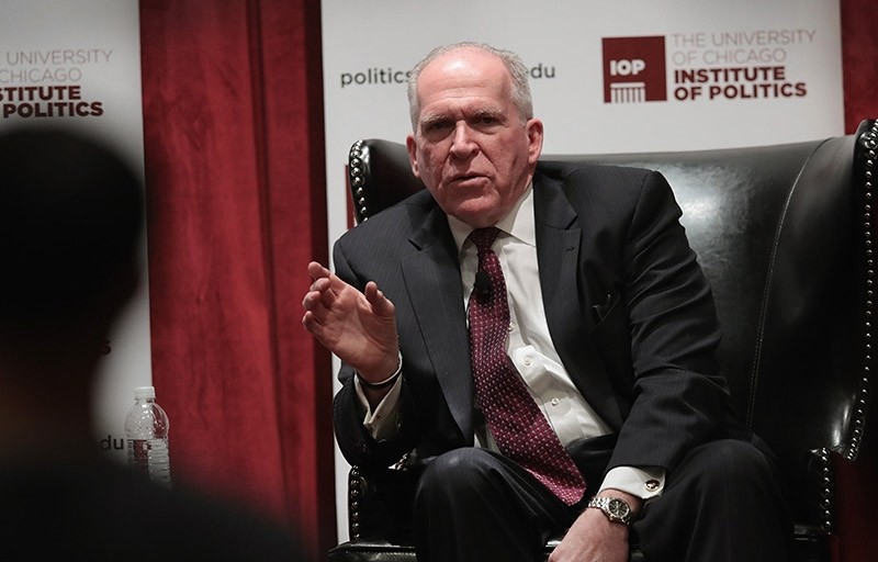 CIA Director John Brennan responds to questions during a forum at the University of Chicago on January 5, 2017 in Chicago (AFP Photo)