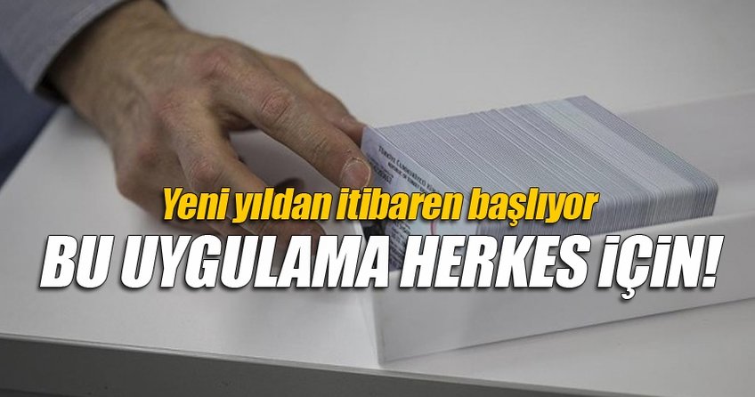 Çipli kimlikler için başvurular Ocak 2017 itibariyle başlıyor
