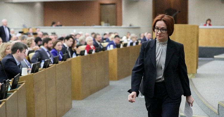 Rusya MB Başkanı Nabiullina’dan planlı ekonomiye geçilmemeli uyarısı