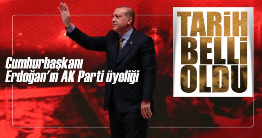 Cumhurbaşkanı Erdoğan’ın parti üyeliği