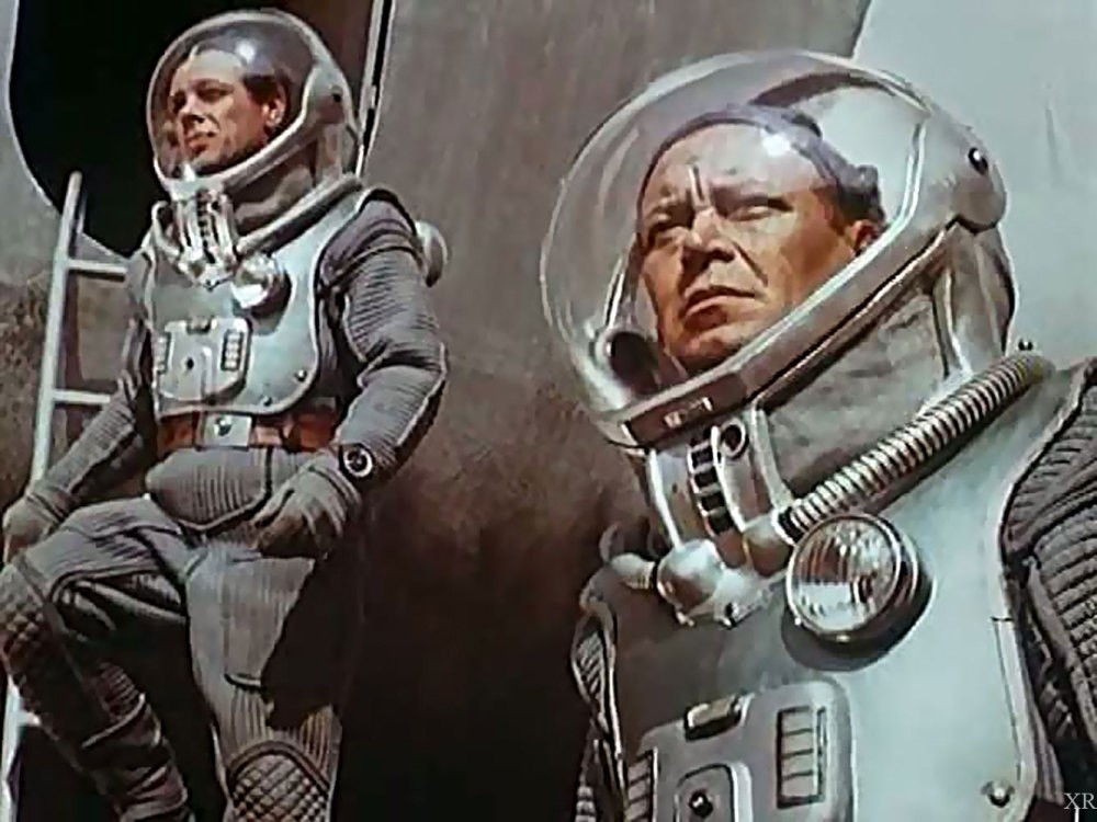 A scene from the 1962 Russian sci-fi movie  u201cPlaneta Buru201d (Planet of the Storms) directed  by Pavel Klushantsev.
