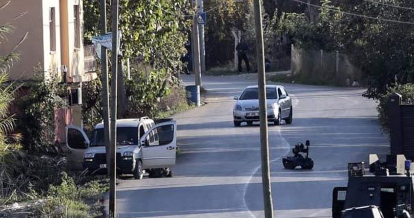 Öldürülen teröristin eyleme gittiği araçtan 100 kilo bomba çıktı