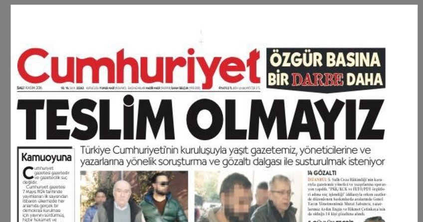 Cumhuriyet fena yakalandı!