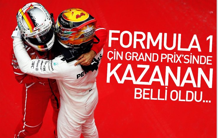 FORMULA 1 ÇİN GRAND PRİX’SİNDE KAZANAN BELLİ OLDU