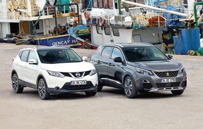 TEST · Nissan Qashqai 1.6 dCi, Peugeot 3008 1.6 BlueHDi