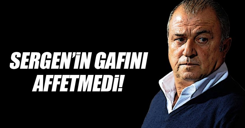 Terim'den Sergen Yalçın'a gönderme!