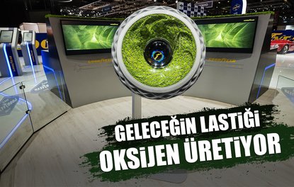 Geleceğin lastiği oksijen üretiyor