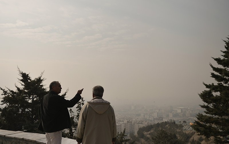 A view on Tehran. The Iranian capital is struggling against air pollution. Dec. 24, 2016. (AA Photo)