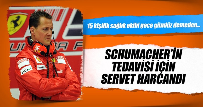 Schumacherin tedavi masrafı 17 milyon euro
