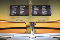 A general view shows the draw for the 2016/2017 UEFA Europa League soccer competition at Monaco's Grimaldi Forum in Monaco, August 26, 2016. (Reuters Photo)