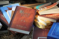 Some of Gu00fclen's books distributed to the terrorist group's members. (IHA Photo)