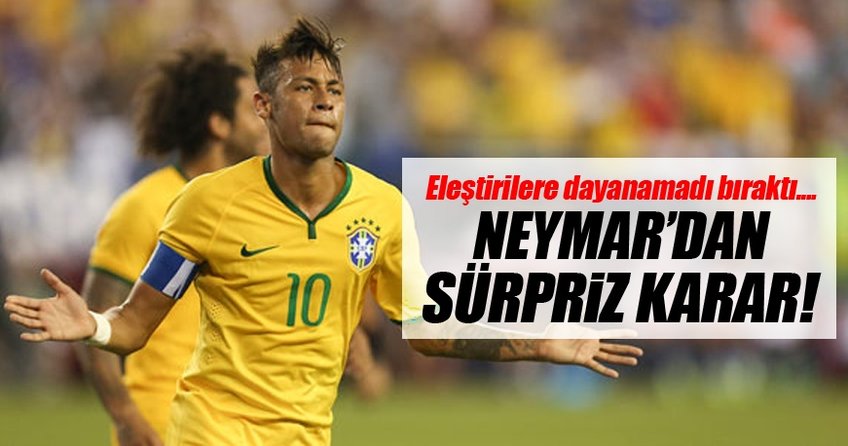 Neymar'dan sürpriz karar! Kaptanlığı bıraktı...