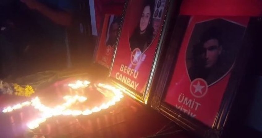 HDP'liler öldürülen teröristin arkasından ağladı