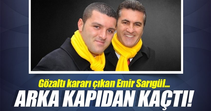 Mustafa Sarıgül'ün oğluna operasyon