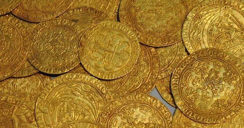 Fransa’da yıkılacak evde 600 altın para bulundu