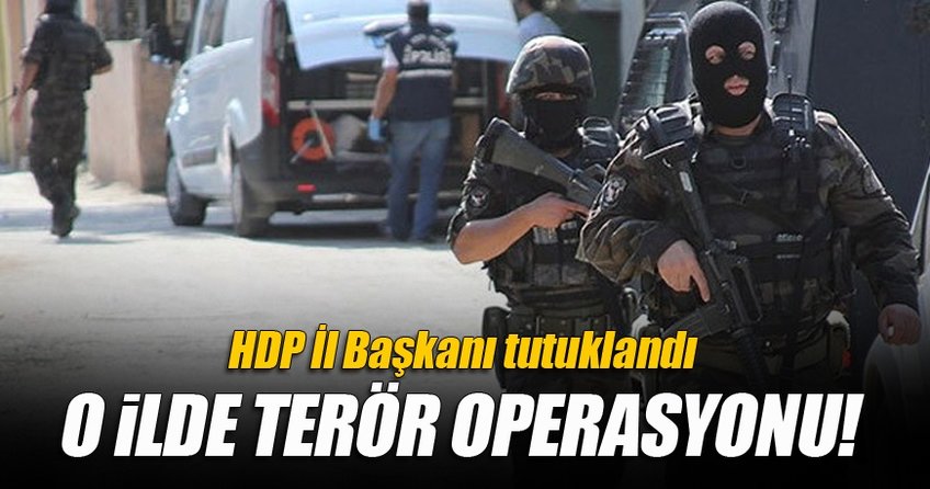 Adana'da HDP İl Başkanı gözaltına alındı
