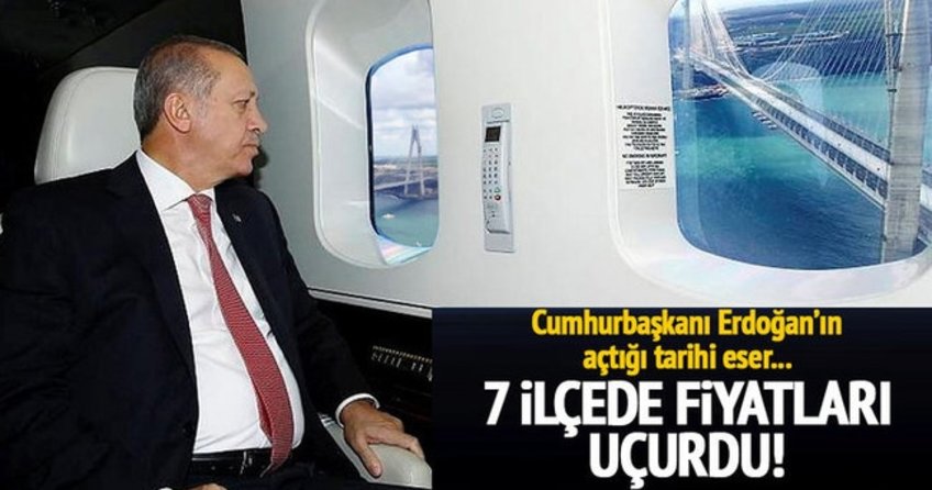 Yavuz Sultan Selim Köprüsü ve otoyolu, bölgedeki konut fiyatlarını artırdı