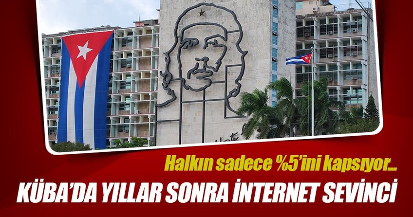 Küba’da yıllar sonra internet sevinci