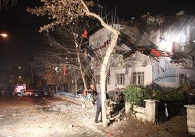 Ankara'da Çankaya Küçükesat semtinde patlama meydana geldi