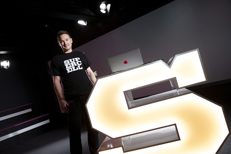 Finnish game company Supercell Co-Founder and CEO Ilkka Paananen poses while meeting with the press in the company's headquarters in Helsinki, Finland June 21, 2016. (Reuters Photo)