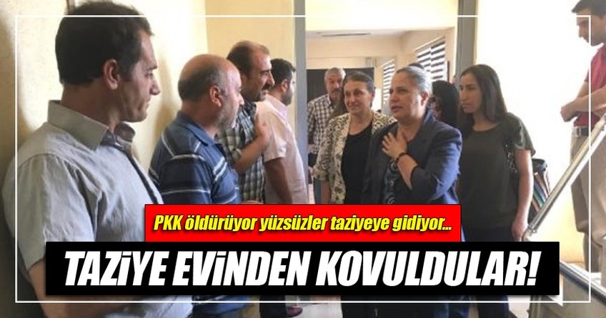 Gültan Kışanak taziye evinden kovuldu