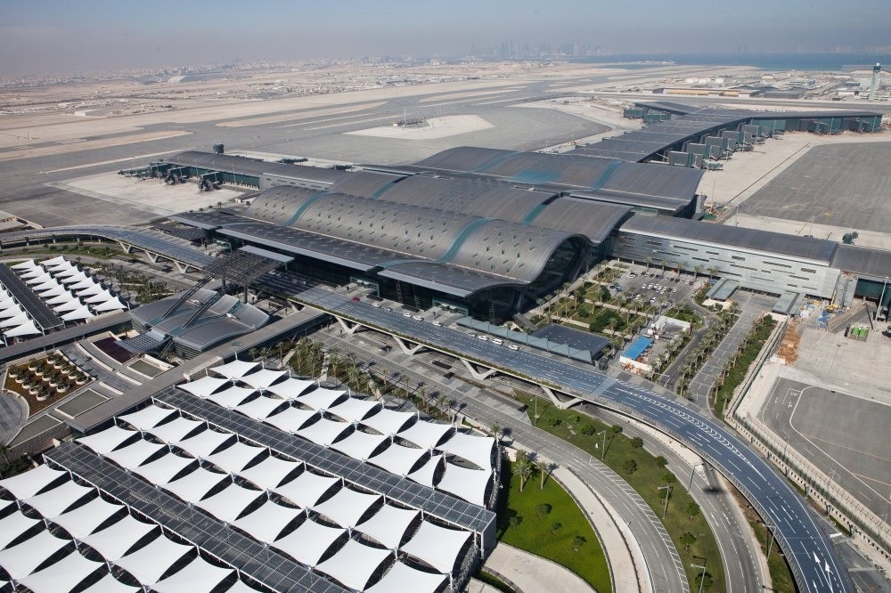 Hamad Airport Passenger Terminal Complex constructed by TAV Construction in Doha, Qatar.