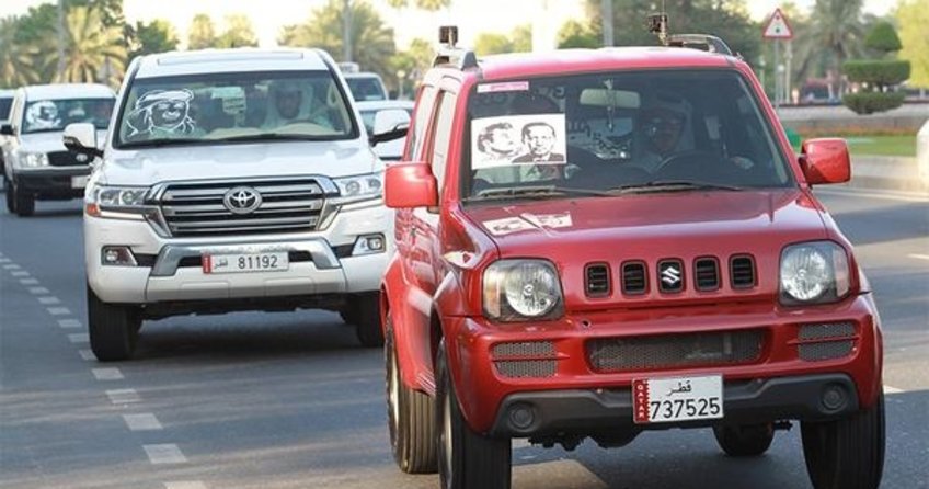 Katar’da Cumhurbaşkanı Erdoğan fotoğrafları
