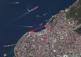 Üsküdar Sahilinde bulunan Şemsi Paşa Camisi ile Üsküdar iskelesi arasına dev dolgu alanı