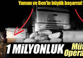 1 milyon lira değerinde 285 kilo uyuşturucu yakaladılar
