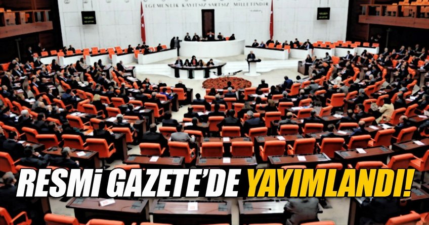 Irak ve Suriye tezkeresi Resmi Gazete'de