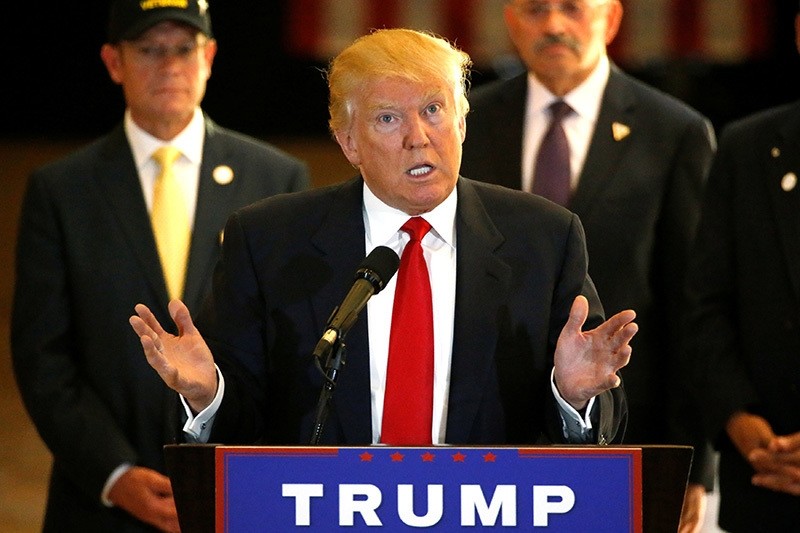 U.S. Republican presidential candidate Donald Trump gestures during a news conference at Trump Tower in Manhattan, New York, U.S., May 31, 2016.(Reuters Photo)