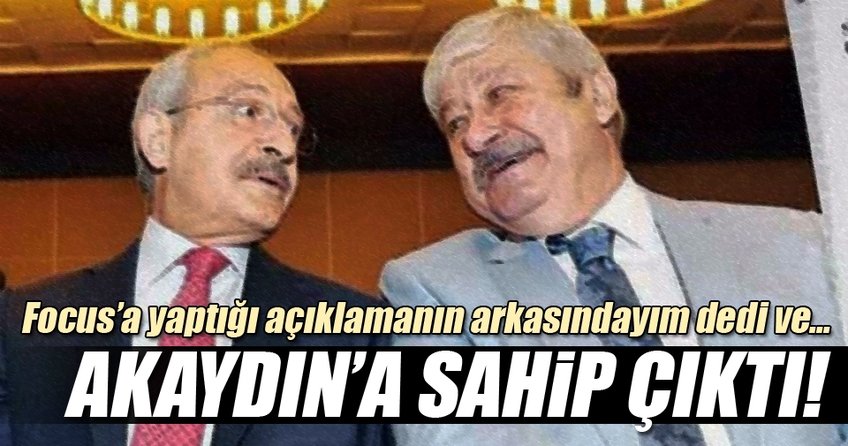 Kılıçdaroğlu Focus dergisine yaptığı açıklamaların arkasında olduğunu söyledi