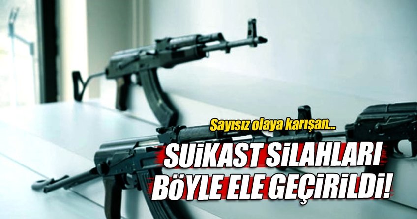 İstanbul'da suikast silahları ele geçirildi
